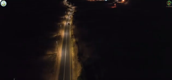 فيديو - #بلدية_بارق تُنهي أعمال ربط وإنارة طريق برمة وادي الخير