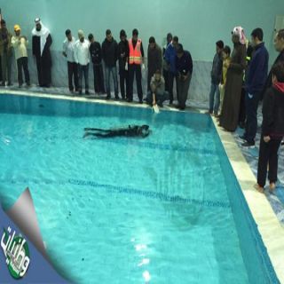 صور- الكبتن محمد الصميلي في تدريب التحمل تحت الماء بإشراف هلال #تبوك