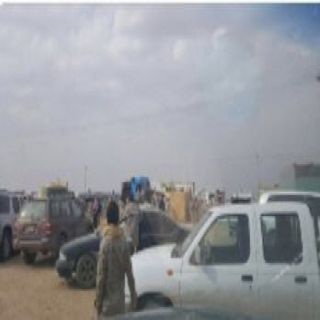 شاحنة تقتحم مُصلى وتصيب (5) ووفاة آخر على طريق حفر الباطن- الرياض