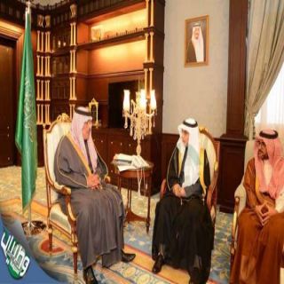 باصور -أمير #الباحة يستقبل رئيس الجمعية الخيرية لإكرام المسنين