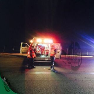 حادث انقلاب كورولا يخلف وفاة وأربع إصابات بطريق الرياض #القصيم