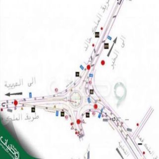 بلدية #الخبر الانتهاء من تطوير دوار العزيزية بعد شهر