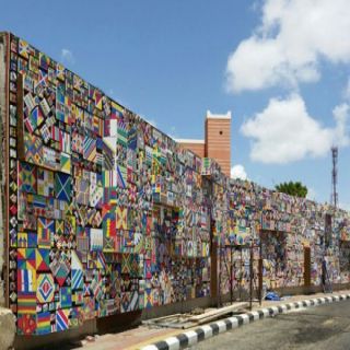 7 آلاف قطعة فنية تشكل جدارية بينالي #عسير الدولي