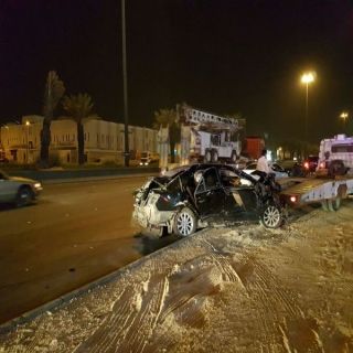 حادث الفجر بمخرج"15" بدائري الرياض يُخلف "4" إصابات "3" منها حرجة