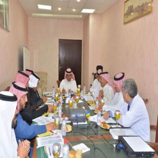 المجلس الصحي لإدارة مستشفى الملك فهد با #لباحة يلتقي مُديرعام الشئون الصحية