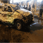 "الباحة" صور - حادث اصابة شاب اصابات خطيرة ونجاة شابين في "المخواة"