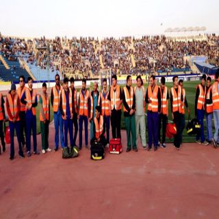 فريق التطوع بالهلال الاحمر بالقصيم يشارك في مباراة التعاون و لوكوموتيف الأوزبكي ببريدة