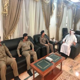 مُدير #جامعة_الباحة يستقبل بمكتبه مُدير الدفاع المدني بالمنطقة