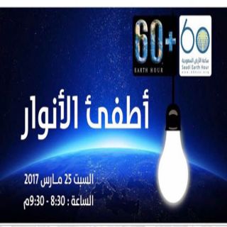 #الرياض مساء اليوم تشارك  في "ساعة الأرض"