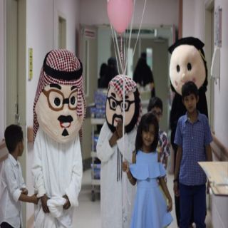 نسائي أصدقاء المرضى بـ #عنيزة هنأ المنومات بمستشفى الملك سعود بعيد الفطر