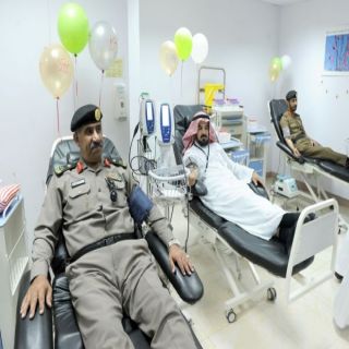 مستشفى عسير وادارات الامن العام بمنطقة عسير ينظمون حملة" دماؤنا فداء لجنودنا"