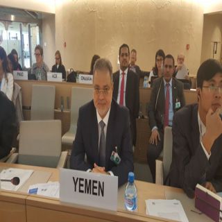 المخلافي يرحب بمشروع القرار تحت البند العاشر الداعم للحكومة ووحدة و امن و استقرار اليمن