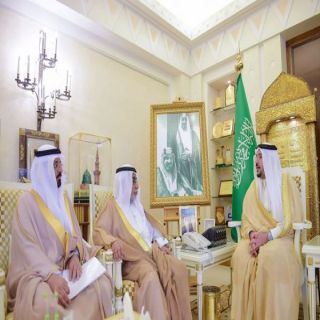 أمير القصيم يستقبل الفوزان يرافقه نائبه "العتيبي" بمناسبة تعيينة مديراً لميدان الملك سعود للفروسية
