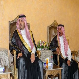 أمير #الحدود_الشمالية يُعزي ذوي الشيخ عقيل المجلاد