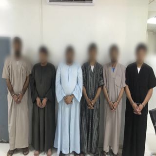 الإطاحة بـ6 وافدين مُتهمين بسرقة 48 مستودعاً في مواقع متفرقة في #الرياض