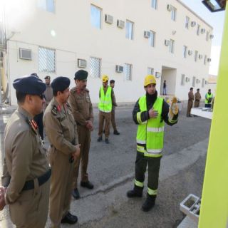 اللواء المجماج يزور مركز تدريب الدفاع المدني في #القصيم