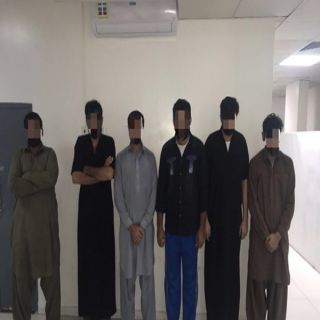 تحريات شرطة الرياض توقع بـ 6 باكستانيين مُتهمين في (30) جريمة سرقة