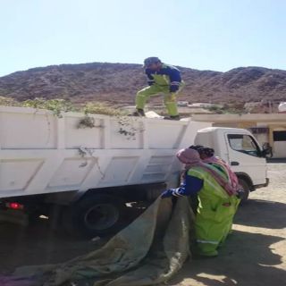 بلدية مربة تزيل 500طن مخلفات خلال العطلة الشتوية