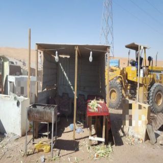شرطة الرياض تكثف جهودها وتضبط خمسون موقعاً عشوائياً في الثمامة