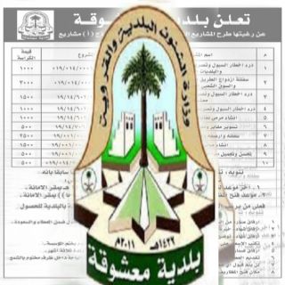 بلدية معشوقة في الباحة تطرح مشاريع بنيه تحتيه وفرص استثماريه