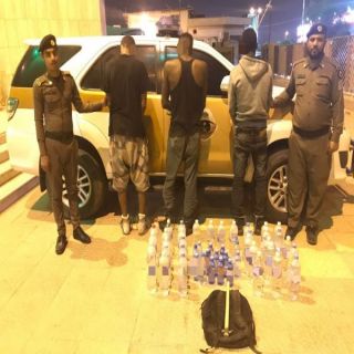 شرطة الرياض تضبط (٥٨) مخالفاً بينهم ( ثلاثة ) امتهنوا بيع الخمور المصنعة