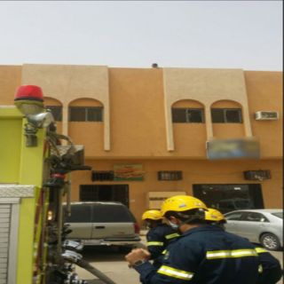 مدني #بريدة يخمد حريق مُخلفات بإحدى المباني السكنية بحي سلطانة