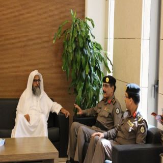 مُدير شرطة الرياض ونائبه يزوران  للمحكمة الجزائية