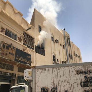 فرق مدني #بربدة تسيطر على حريق شقة سكنية بشارع الشهداء