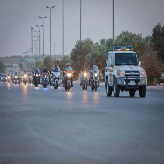 مسيره للدراجات النارية تعلن انطلاق مهرجان أرض المواهب في #عنيزة