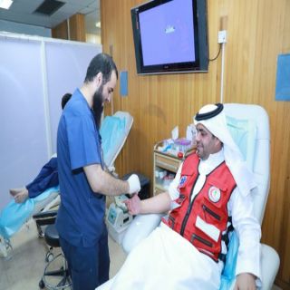 هيئة الهلال الأحمر السعودي  تدشن برنامج معكم  في المراكز التابعة لمحافظة المجمعة