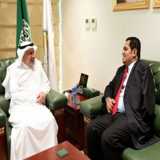 الدكتور الربيعة يلتقي وزير حقوق الإنسان اليمني