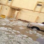 "عرعر" أمطار متوسطة إلى غزيرة على مدينة عرعر ومحافظة رفحاء والقرى المجاورة