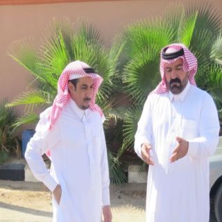 رئيس بلدية #العويقيلة يدشن القسم الجديد  " صيانة الاسفلت "