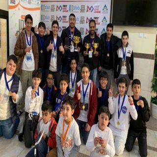 ابن رشد التعليمية تحقق  بطل الفريست ليقو لطلابها بالرياض