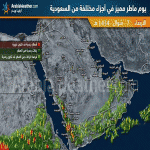 موقع عالمي يرجّح استمرار تدفق السحب من بحر العرب