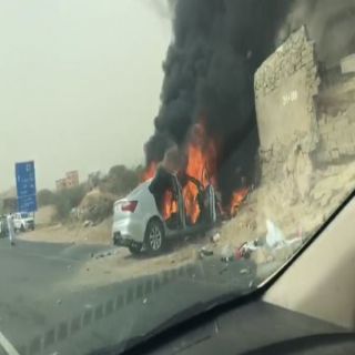 وفاة فتاة وإصابة أخرى في حادث سيبر بثربان #المجاردة