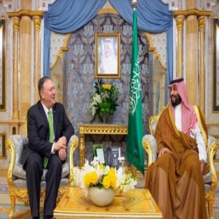 ولي العهد يلتقي وزير الخارجية الأمريكي في #جدة