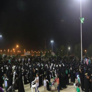 بالصور بلدية #بارق بالشراكة مع تنمية بارق تقيم احتفال للأسرة والطفل باليوم الوطني ٨٩