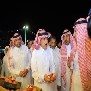 محافظ #البكيرية يزور #مهرجان_الرمان_الثالث بالشيحية