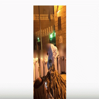 فيديو:اشخاص في #الرس يحتفلون بقدوم فصل الشتاء بطريقة غريبة