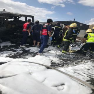 وفاة 6 بحادث إنقلاب ودهس بطريق أبها خميس مشيط