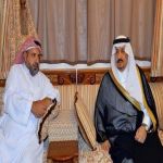 أمير القصيم في منزل الحنيني يقدم واجب العزاء في لفته أبوية