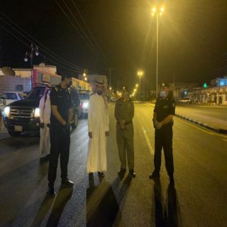 الفلقي يتفقد النقاط الأمنية شمال #محايل