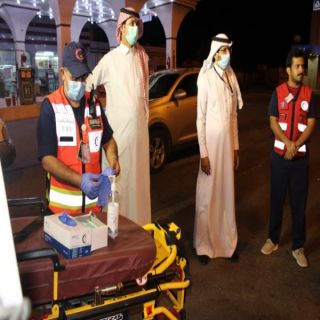 فرع الهلال الأحمر وبتعاون مع القطاع الصحي في #بارق يُنفذان حملة توعية بفيروس #كورونا