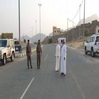 محافظ #المجاردة يقف على تطبيق منع التجول بمركز ثربان