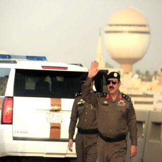 مُدير شرطة القصيم  يُعايد القطاعات الأمنية في الميدان