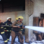 مدني الجوف يسيطر على حريق محطة وقود بسكاكا