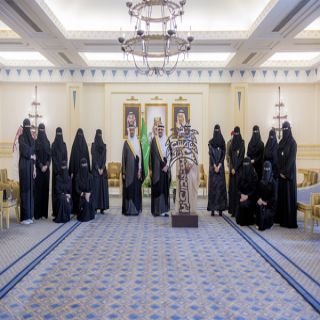 سمو أمير القصيم يكرم رئيس وأعضاء مجلس فتيات المنطقة