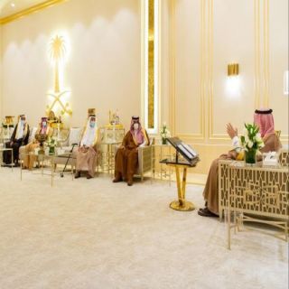 سمو أمير #الباحة يستقبل رئيس وأعضاء جمعية البر الأهلية ببني كبير