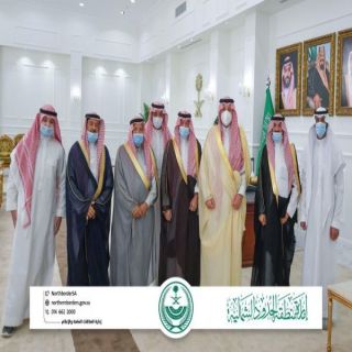 سمو أمير#الشمالية يستقبل أسرة العيساوي بعد تنازلهم عن قاتل أبنهم